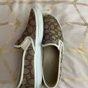 Coach slip on shoes